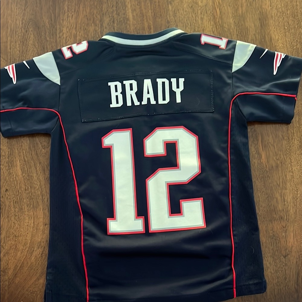 NFL Patriots Jersey in Navy and Red